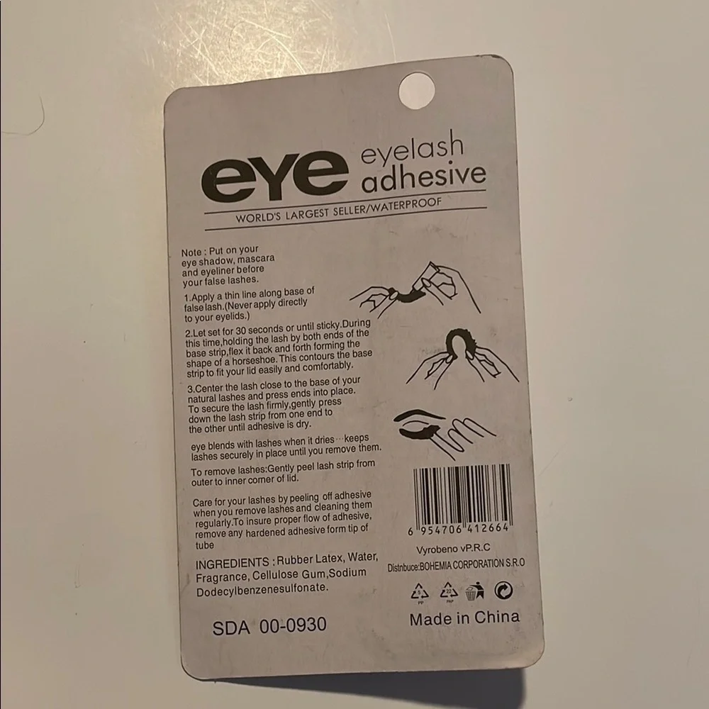 Eye Eyelash Adhesive Waterproof Dark Tone